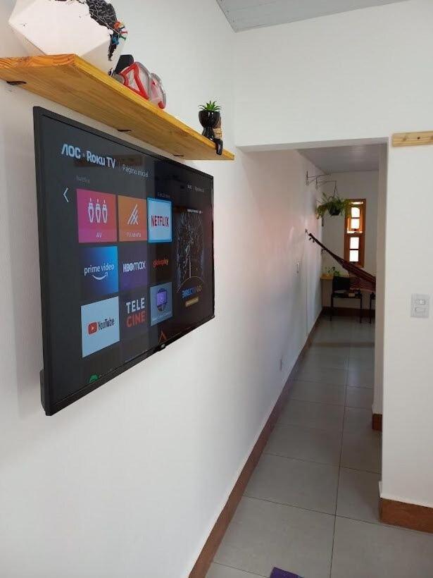 Casinha Aconchegante No Centro De Bonito I Tv, Ar-Condicionado, Bicicletas, Rede, Cozinha E Wi-Fi 20Mb Villa Exterior foto